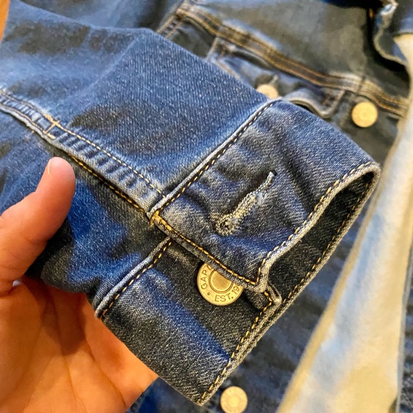 New gap kids boys Jean jacket size large - Picture 7 of 9